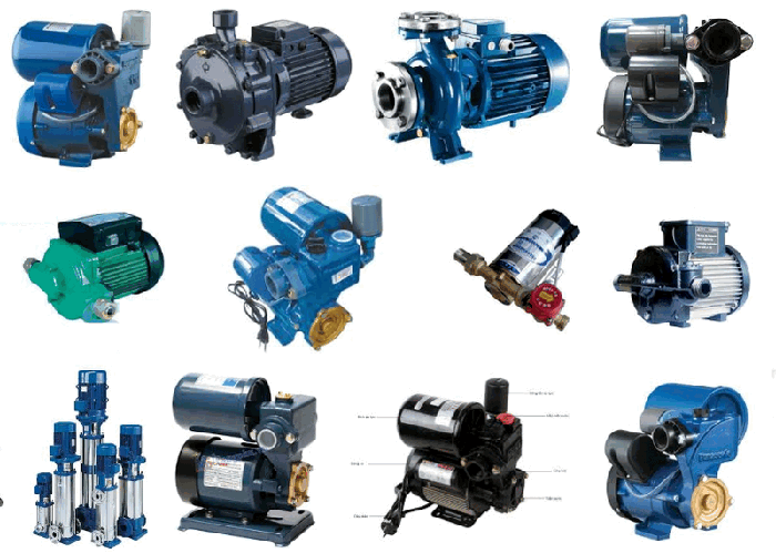Các loại máy bơm nước gia đình phổ biến trên thị trường